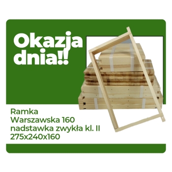 Okazja dnia Ramka Warszawska Zwykła Nadstawkowa 160 klasa II 150 szt